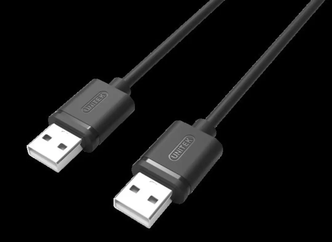 Unitek Y-C442GBK USB 2.0 AM-AM Kabel 1.5m - afbeelding 3 van 3