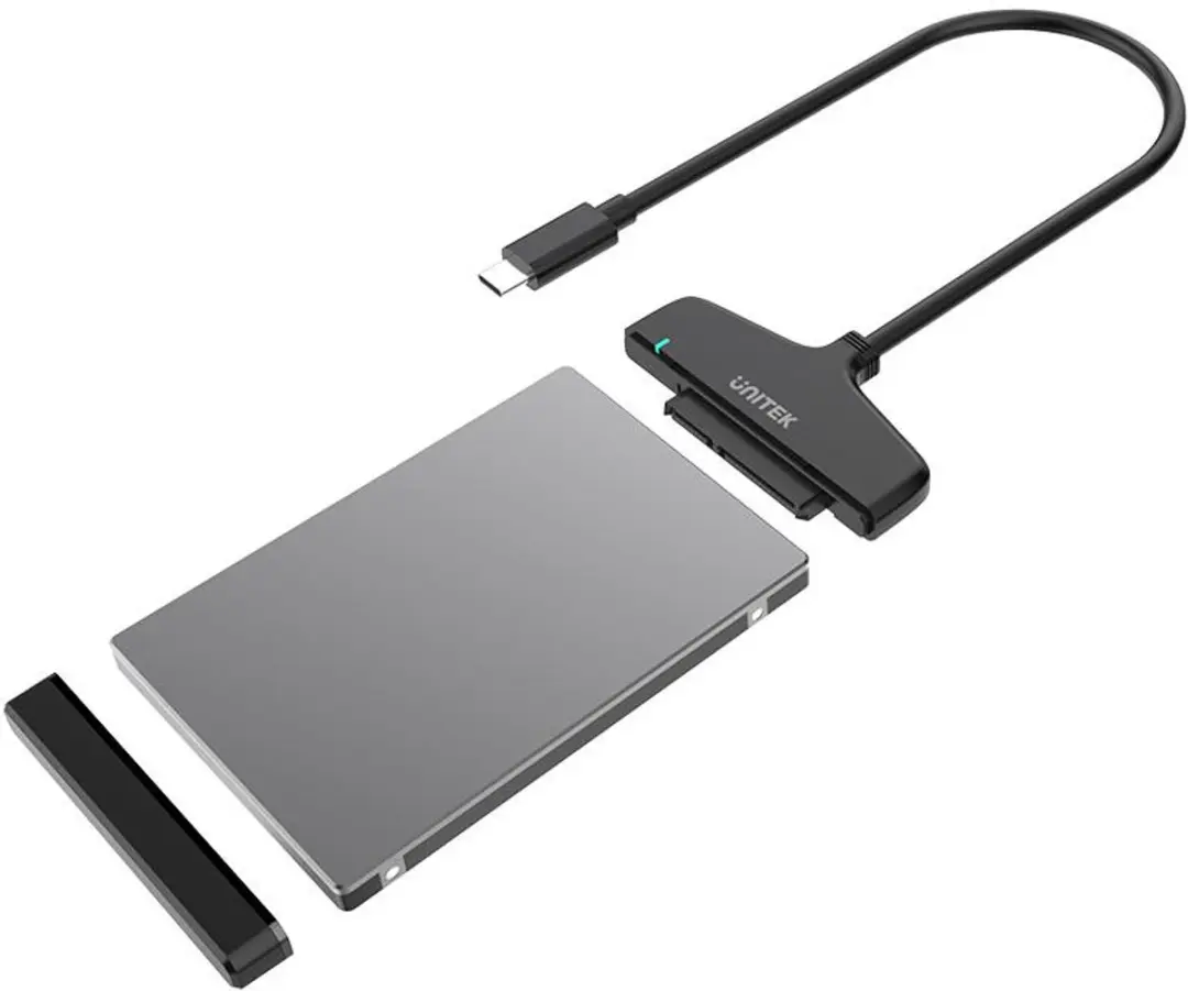 Unitek Y-1096A USB-C naar SATA Adapter - Zwart - afbeelding 4 van 6
