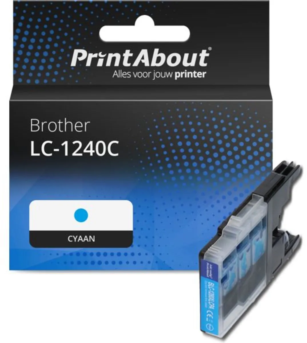 PrintAbout LC-1240C Inktcartridge Cyaan