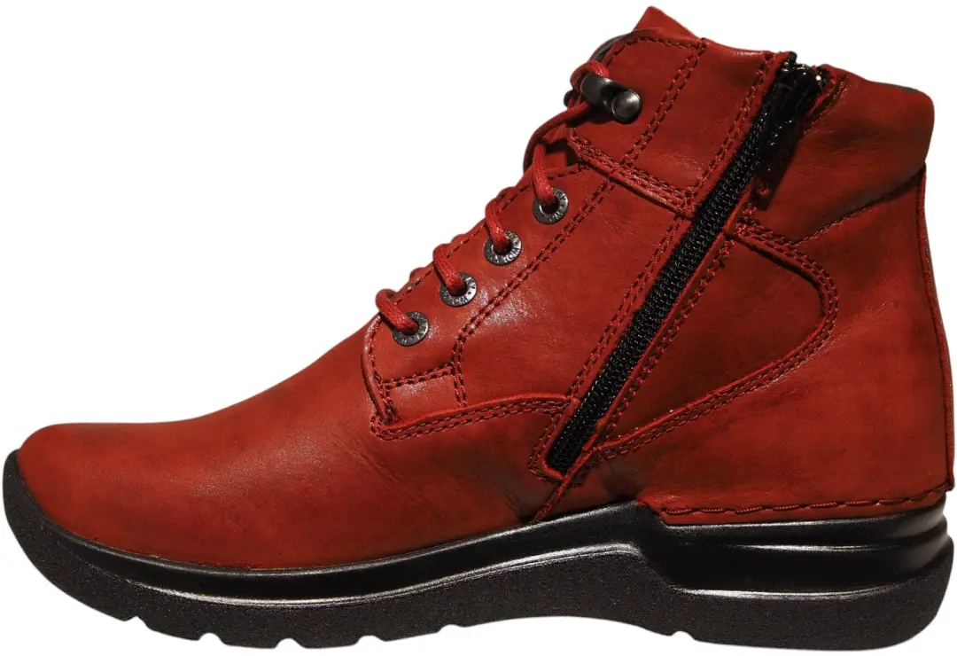 Wolky Whynot HV Veterschoenen 06616 - Rood - afbeelding 2 van 6