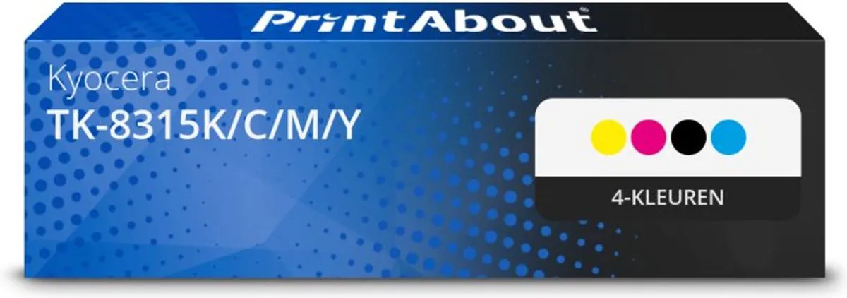 PrintAbout Toner TK-8315K/C/M/Y 4-kleuren Voordeelbundel