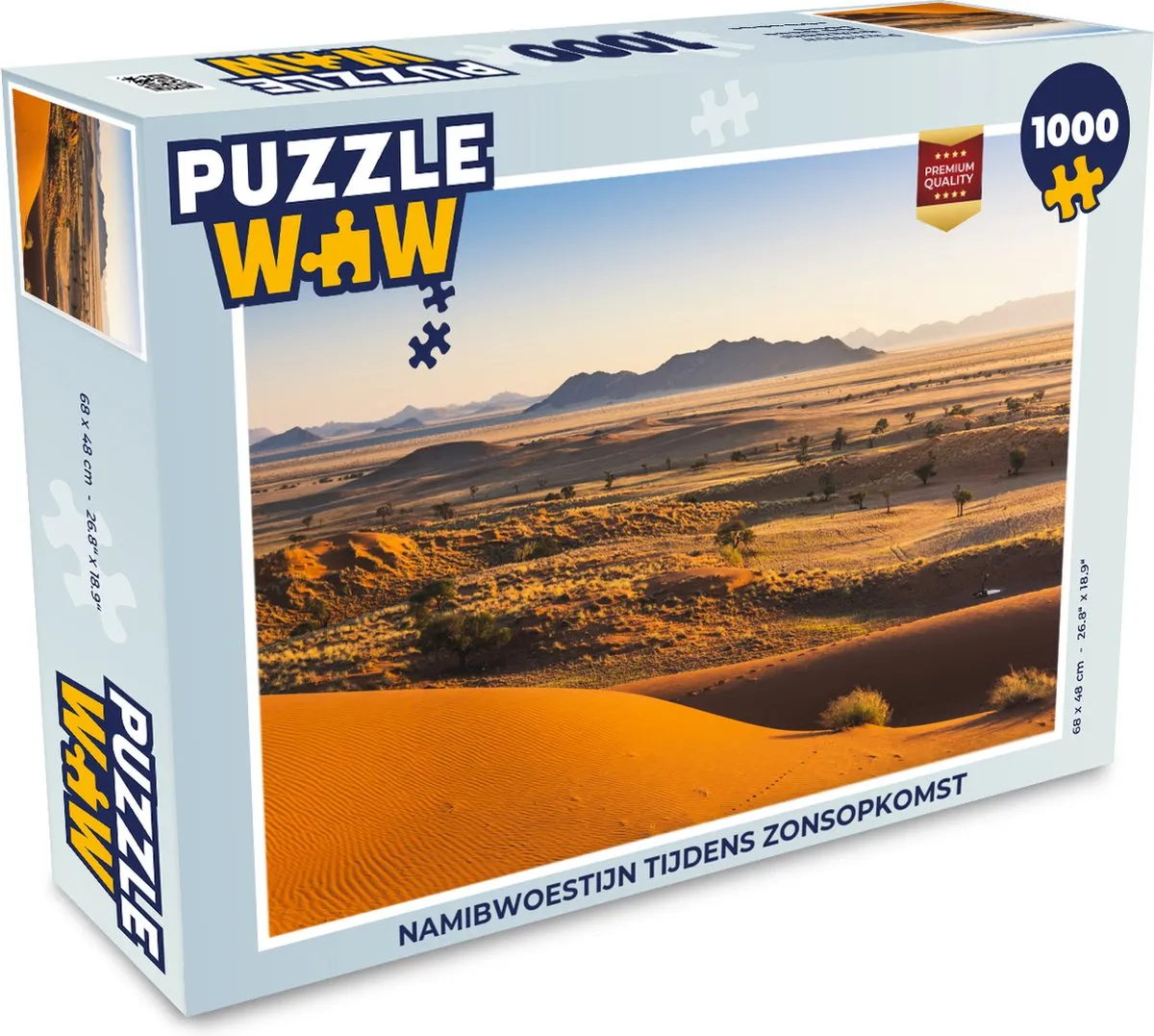 PuzzleWow Namibwoestijn Zonsopgang Legpuzzel 1000 Stuks