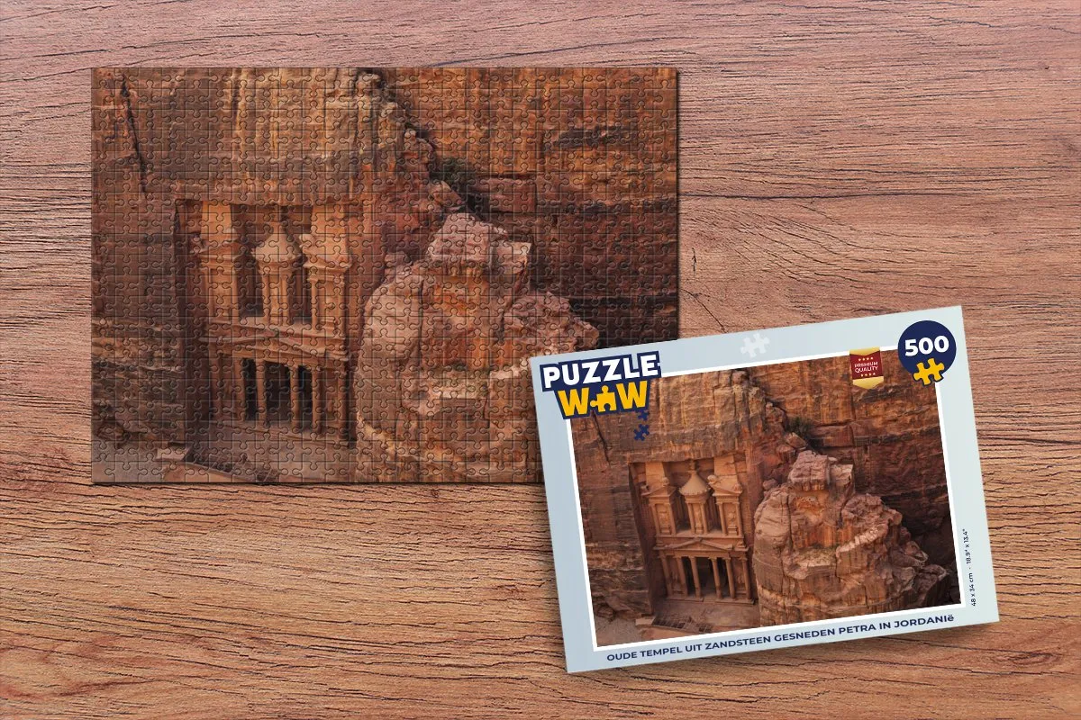 PuzzleWow Petra Zandsteen Legpuzzel 500 Stuks - Multicolor