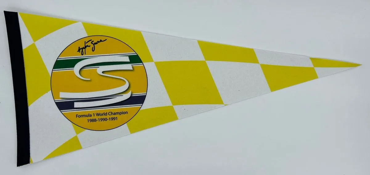Red Bull Racing Ayrton Senna Vaantje 31x72cm
