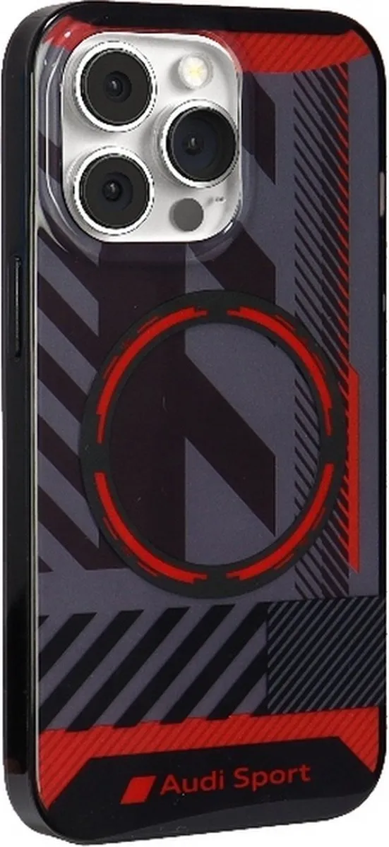 Audi IML Sport Back Case MagSafe - iPhone 13 Pro - Zwart