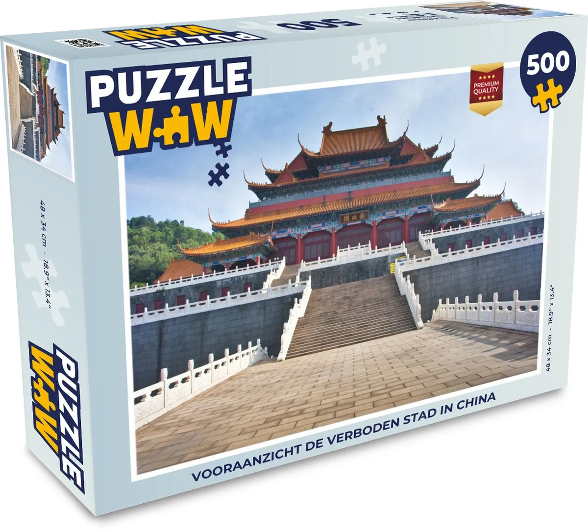 PuzzleWow Legpuzzel Verboden Stad 500 Stuks