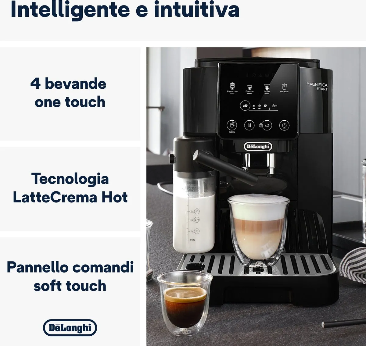 De'Longhi Magnifica ECAM220.60.B Koffiezetapparaat - Volledig Automatisch - 1450W - Zilver/Zwart - afbeelding 6 van 6