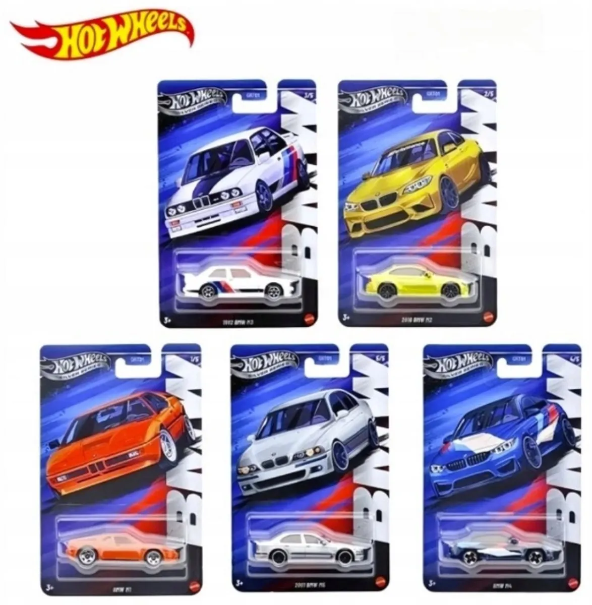 Hot Wheels BMW M3 1992 GRT01 Speelgoedauto - Wit
