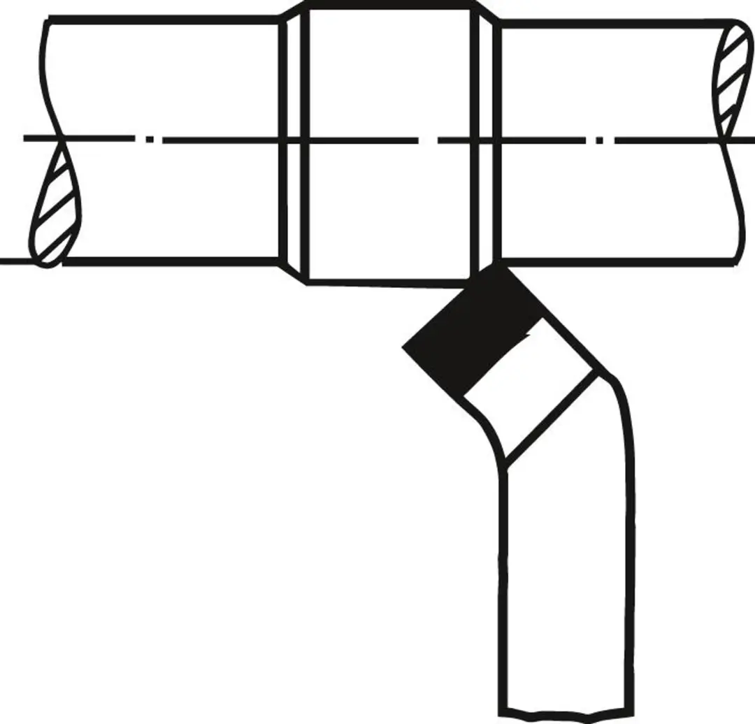 Neutral Wilke Draaibeitel DIN4972 32x32mm Rechts