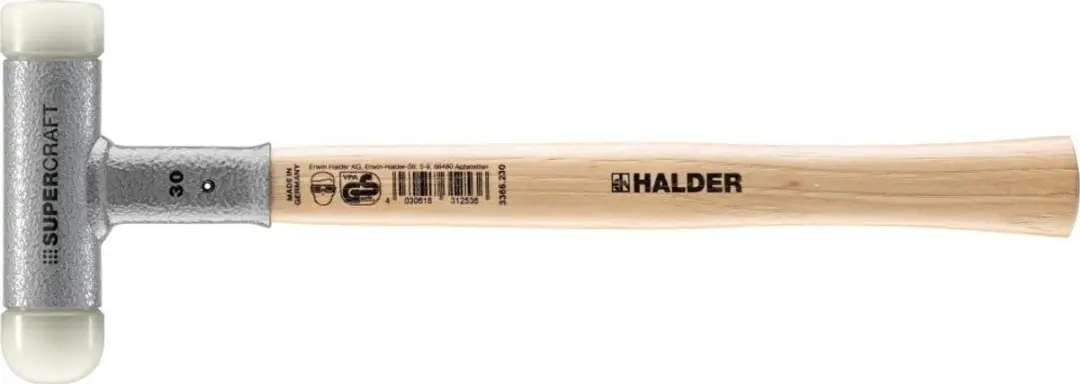 Halder Supercraft 3366230 Kunststof Hamer 460g