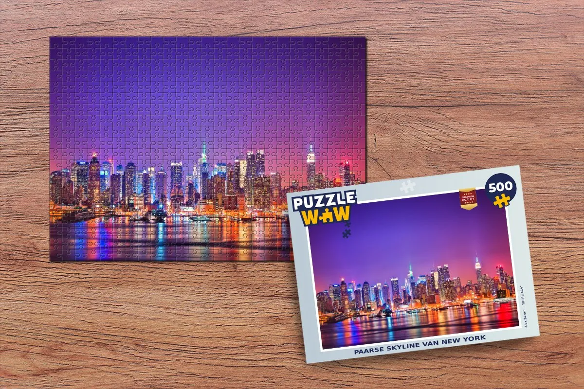 PuzzleWow New York Skyline Legpuzzel 500 Stuks