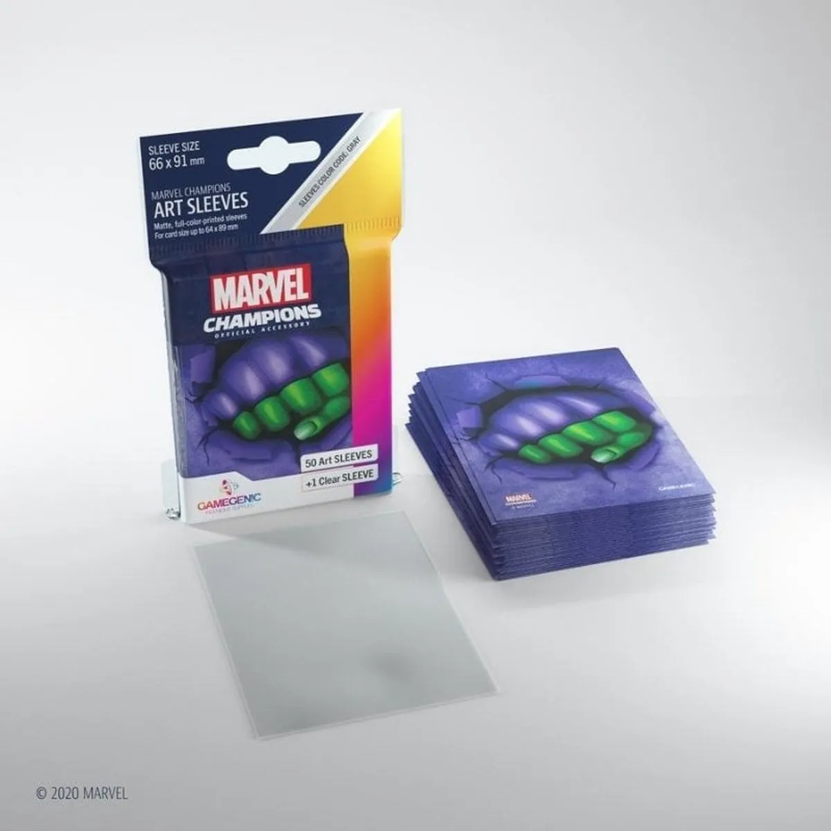 Marvel Champions She-Hulk Board Game Sleeves 66x91mm - GGS10095ML