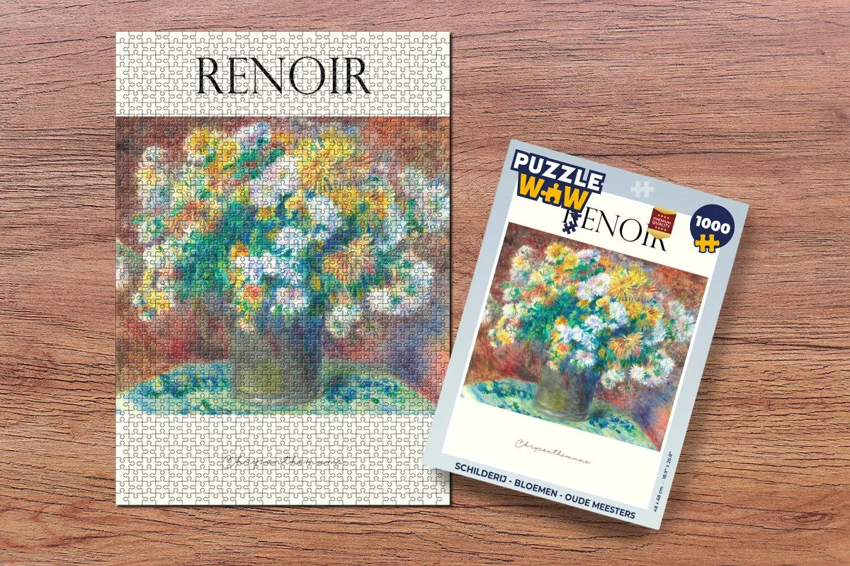 PuzzleWow Bloemen Legpuzzel 1000 Stuks - Multicolor