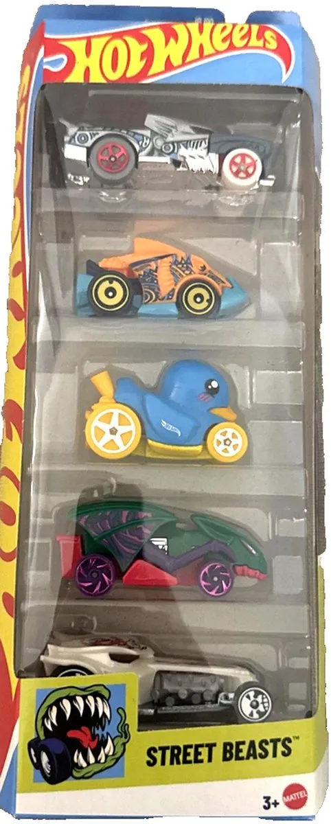 Hot Wheels Street Beasts Set 5