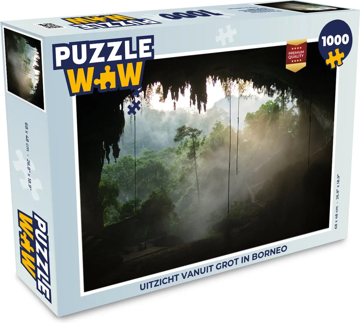PuzzleWow Borneo Grot Legpuzzel 1000 Stuks