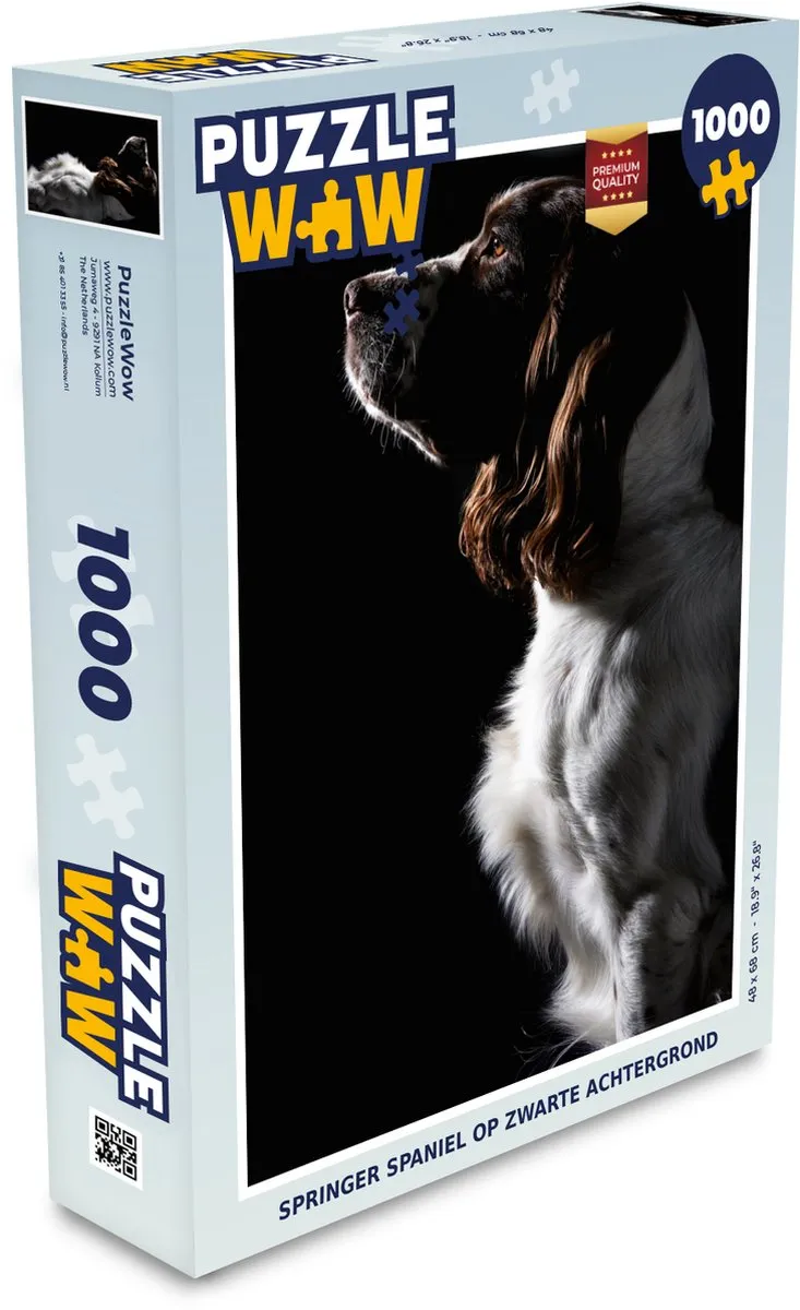 PuzzleWow Springer Spaniel Legpuzzel 1000 Stuks