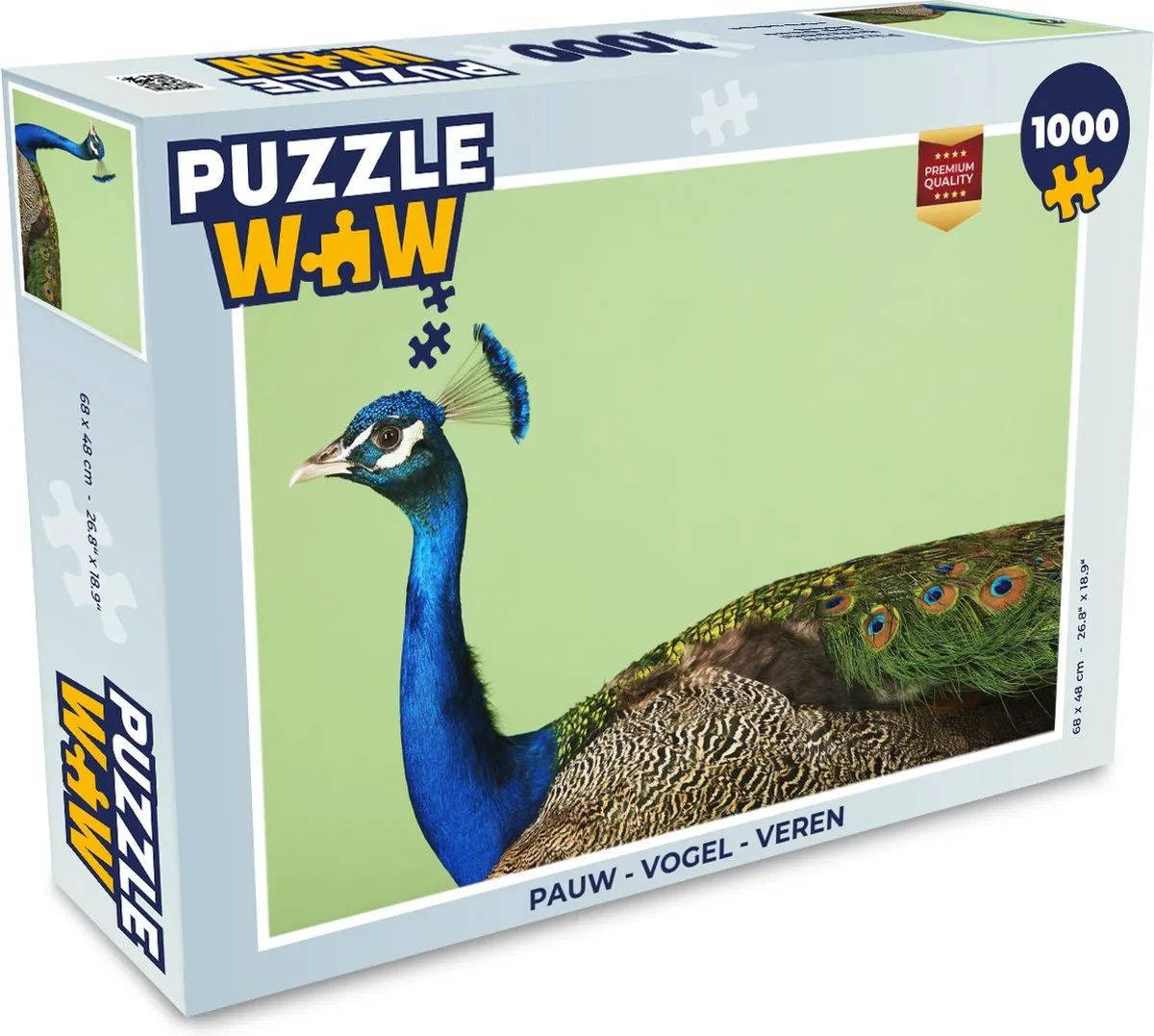 PuzzleWow Vogel Legpuzzel 1000 Stuks