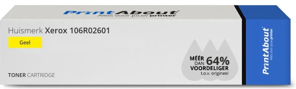 PrintAbout Xerox 106R02601 Toner Geel