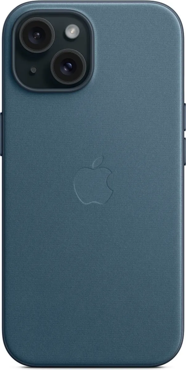 Apple FineWoven Hoesje iPhone 15 - Pacific Blue - MT3G3ZM/A - afbeelding 6 van 6