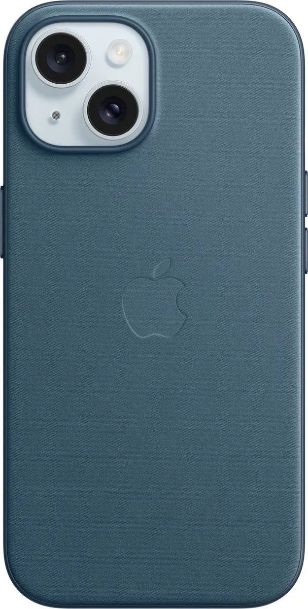 Apple FineWoven Hoesje iPhone 15 - Pacific Blue - MT3G3ZM/A