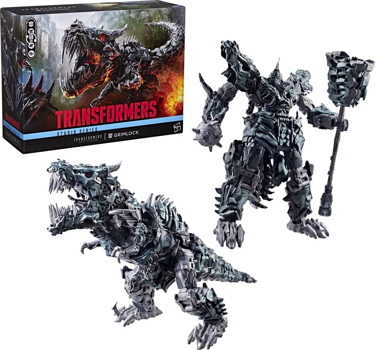 Transformers Studio Series G1888 Grimlock Actiefiguur 38cm - Grijs