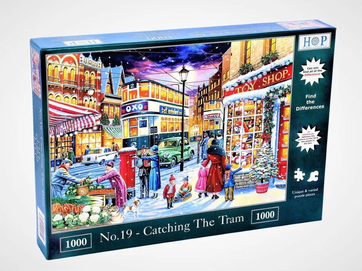 House Of Puzzles Catching the Tram Legpuzzel 1000 Stuks