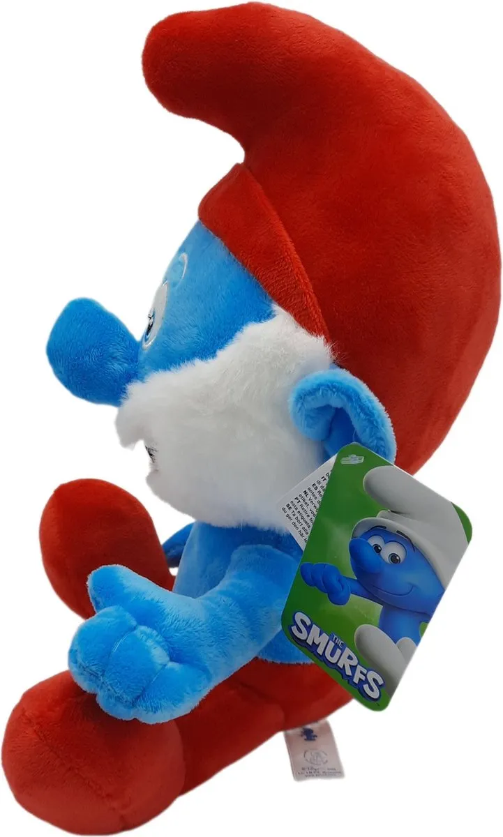De Smurfen Grote Smurf Knuffel Pluche 26cm