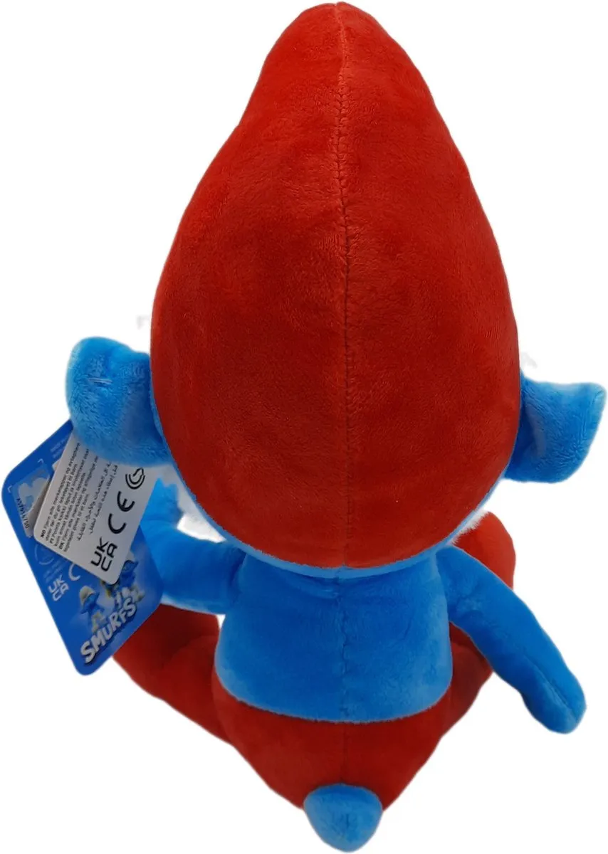 De Smurfen Grote Smurf Knuffel Pluche 26cm