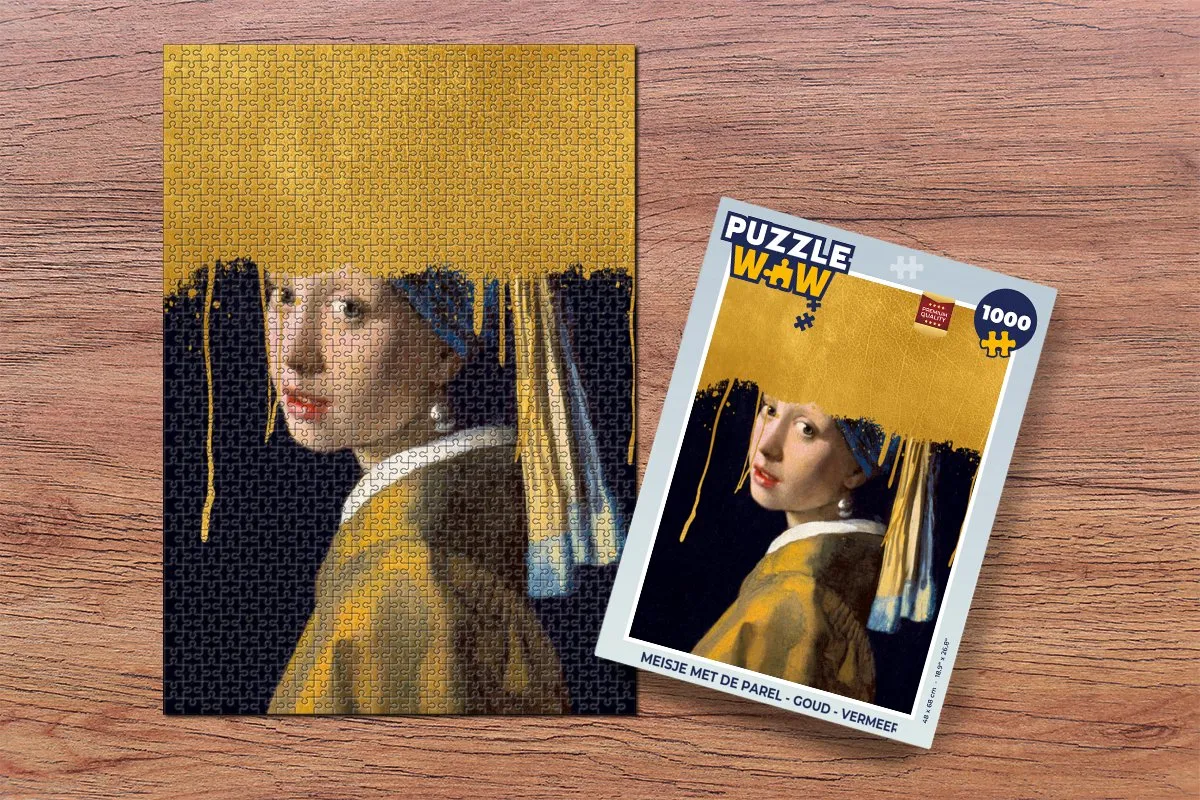 PuzzleWow Vermeer Legpuzzel 1000 Stuks - Multicolor