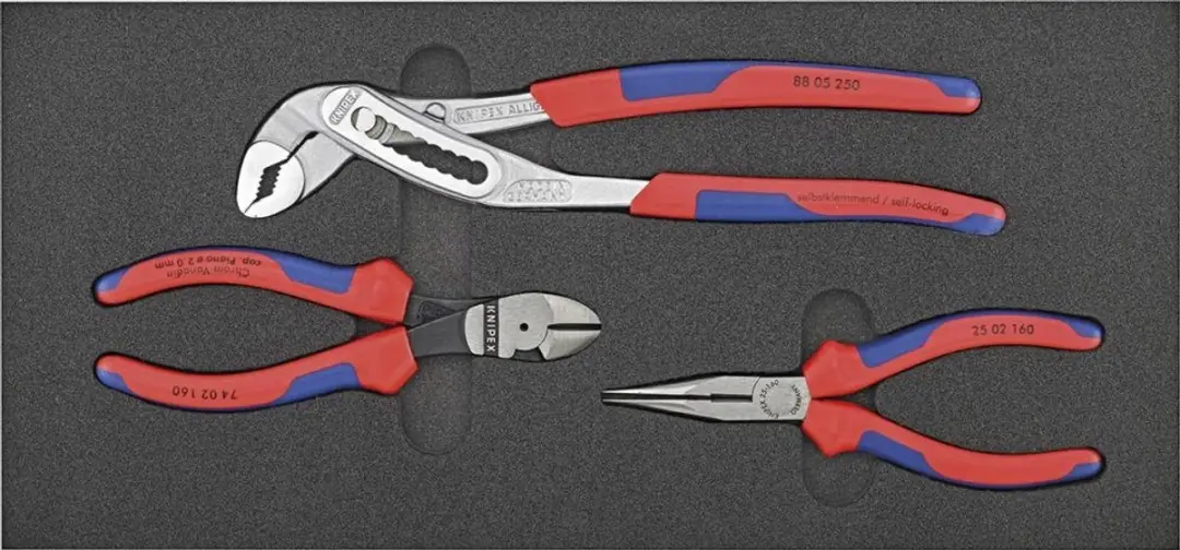 Knipex Gereedschapset in Schuimmodule voor Gereedschapswagen