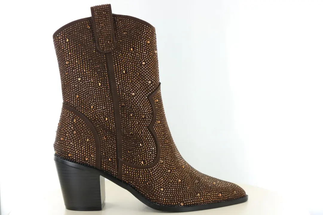 La Strada 2303493-2220 DK BROWN dames enkellaarzen gekleed maat 37 bruin