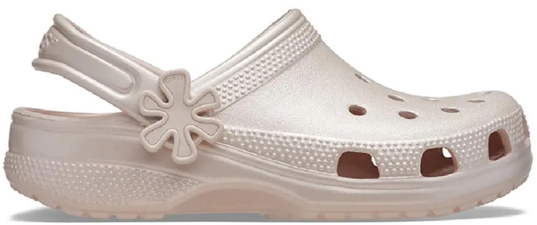 Crocs Classic Pearl Shine Klompen Beige EU 28-29 Kinderen