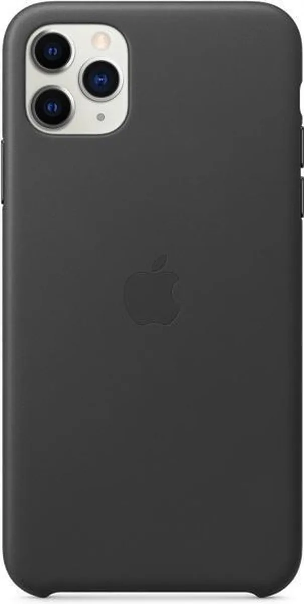Apple iPhone 11 Pro Max Leren Hoesje MX0E2ZM/A - Zwart