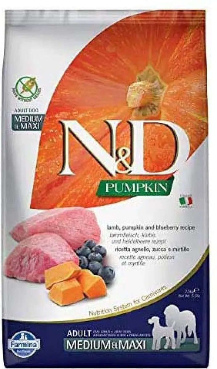 Farmina N&D Pompoen Lam Hondenvoer 800g - afbeelding 2 van 2