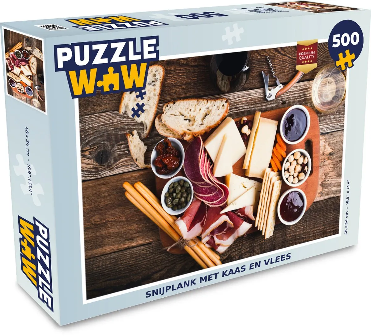 PuzzleWow Legpuzzel 500 Stuks Multicolor