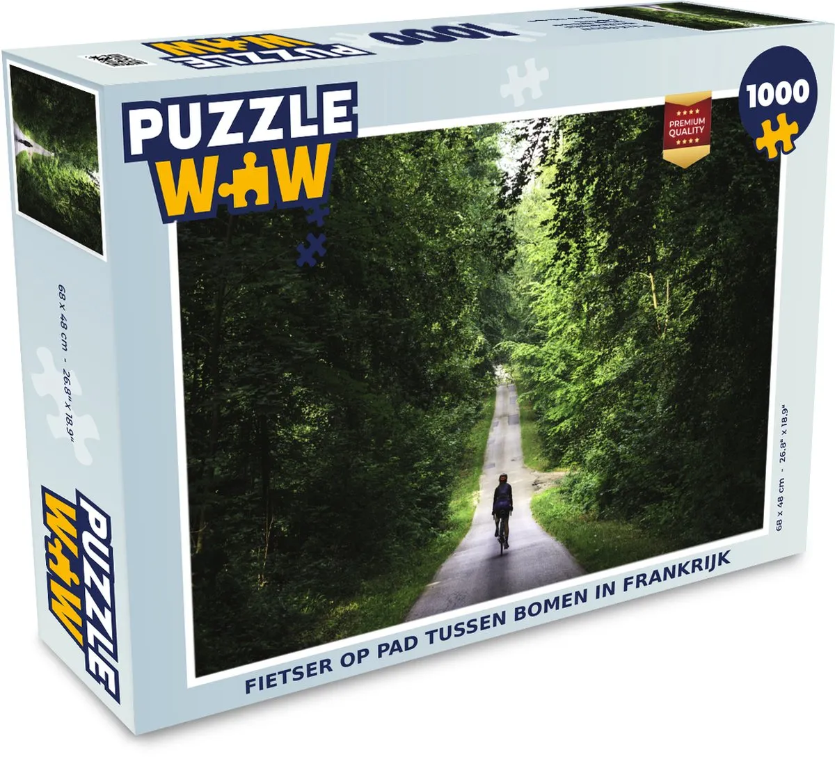 PuzzleWow Frankrijk Bomen Pad Legpuzzel 1000 Stuks