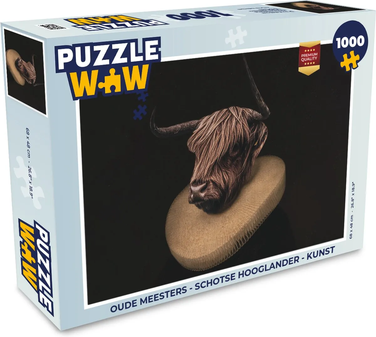 PuzzleWow Oude Meesters Legpuzzel 1000 Stuks - Multicolor