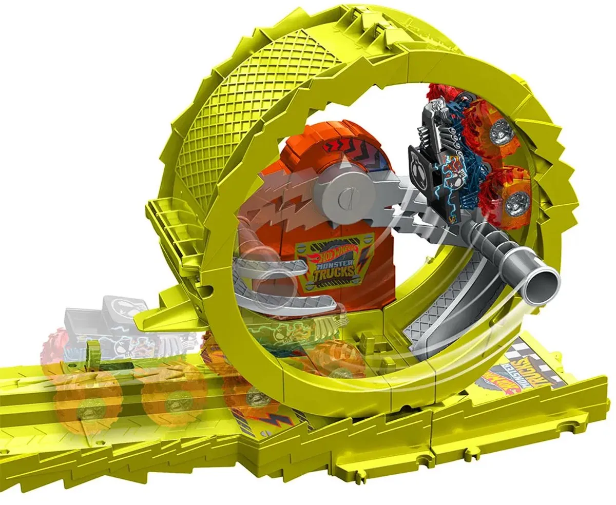 Hot Wheels Monster Truck Racen en Achtervolgen - Meerkleurig