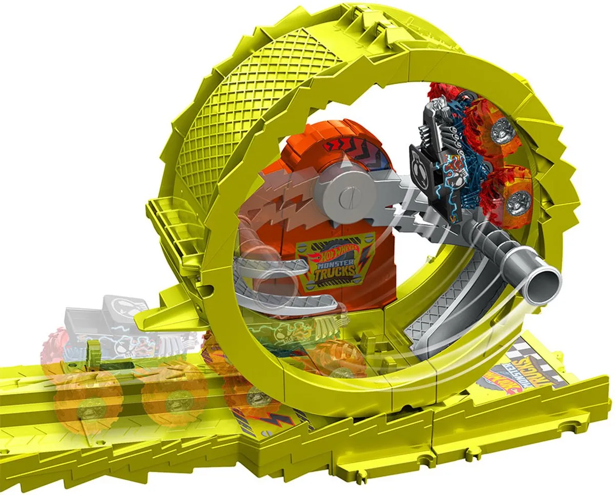 Hot Wheels Monster Truck Racen en Achtervolgen - Meerkleurig