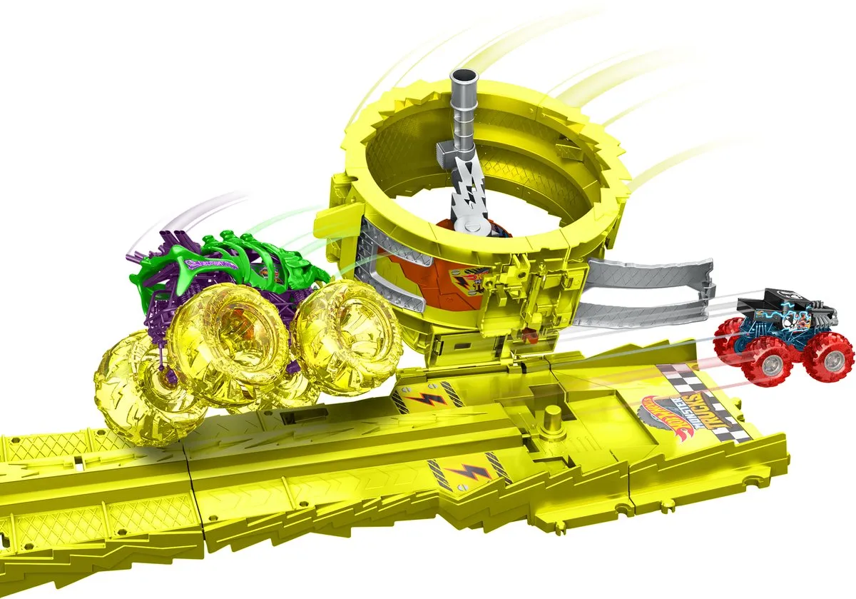 Hot Wheels Monster Truck Racen en Achtervolgen - Meerkleurig