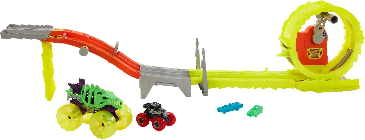 Hot Wheels Monster Truck Racen en Achtervolgen
