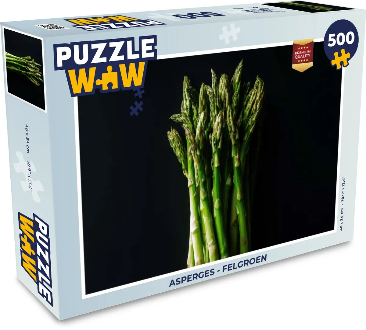 PuzzleWow Asperges Legpuzzel 500 Stuks