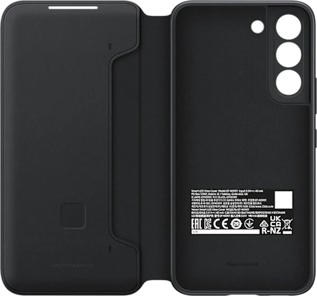 Samsung Galaxy S22 EF-NS901PBEGWW Wallet Case - Zwart