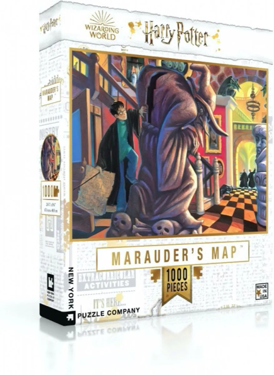 The New York Puzzle Company Harry Potter Marauder's Map Puzzel 1000 Stuks
