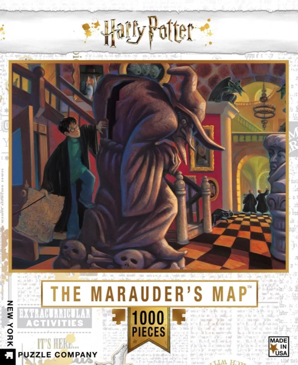 The New York Puzzle Company Harry Potter Marauder's Map Puzzel 1000 Stuks - NPZHP1914