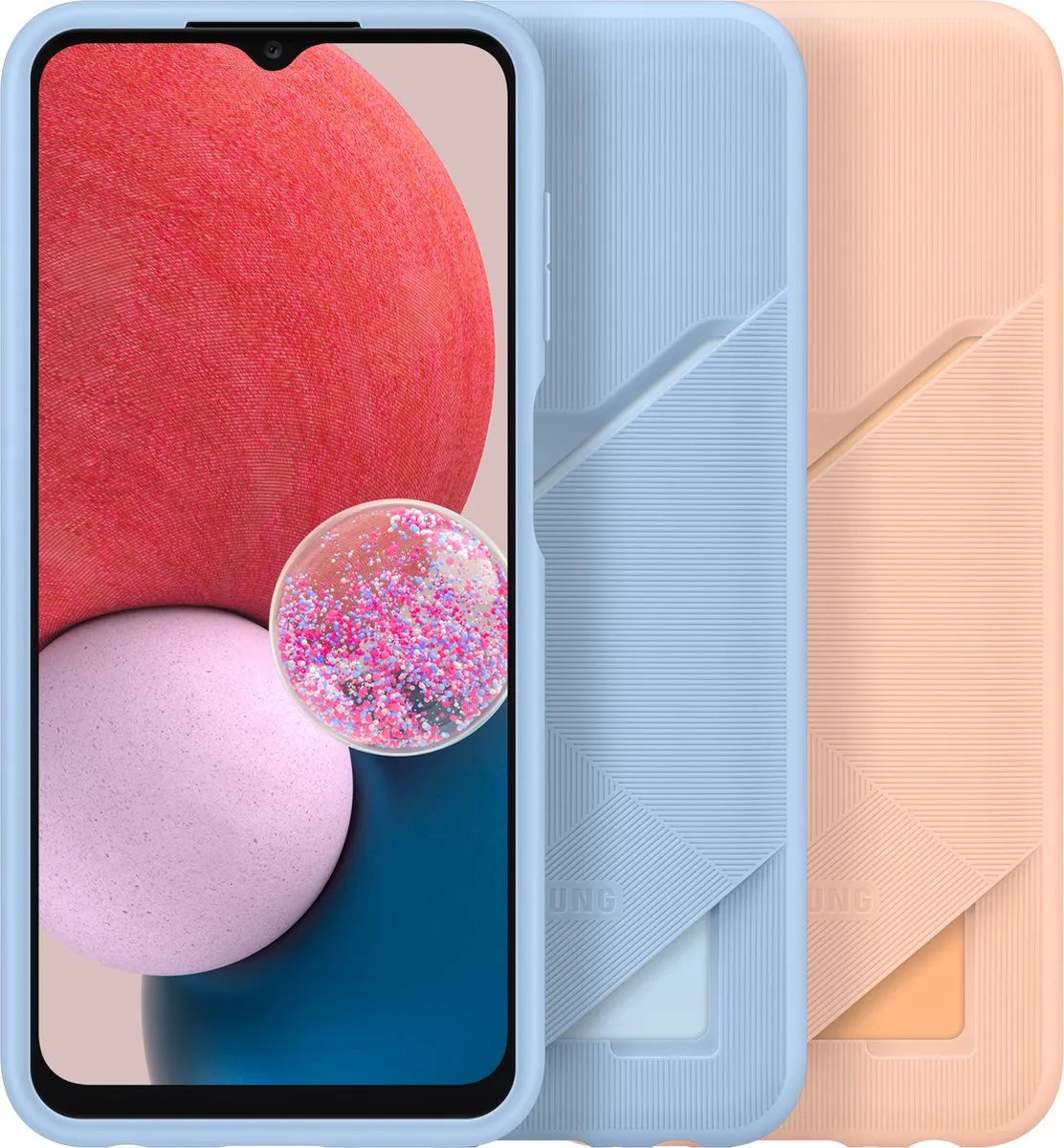 Samsung Card Slot Cover Galaxy A13 - Arctic Blue - EF-OA135TPEGWW