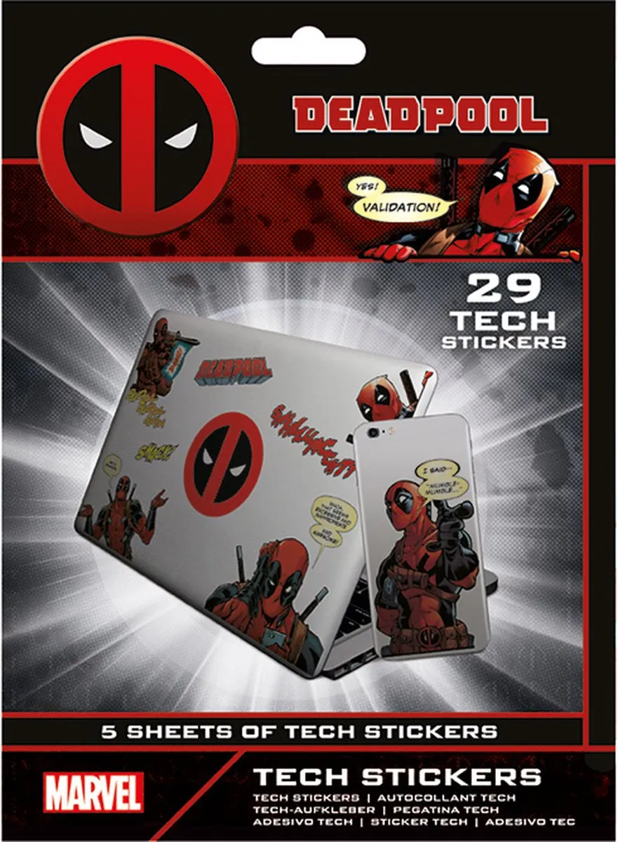 Marvel Deadpool Stickers