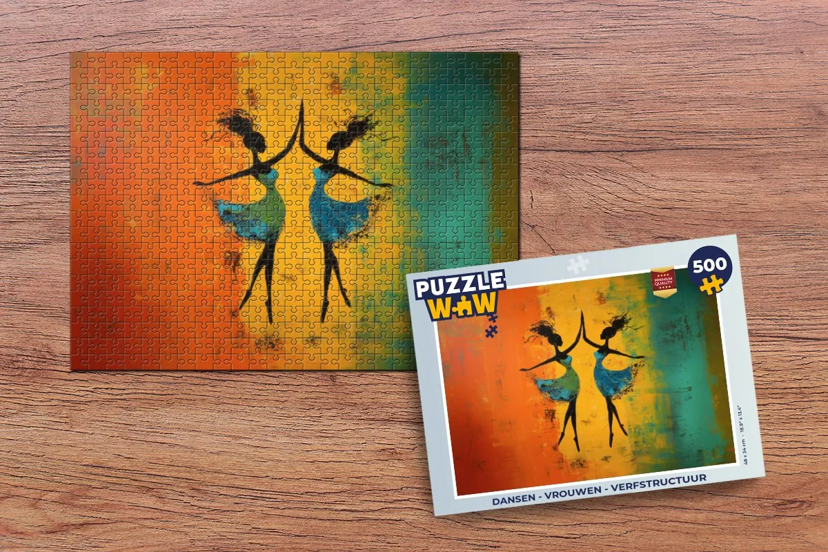 PuzzleWow Dansen - Vrouwen Legpuzzel 500 Stuks