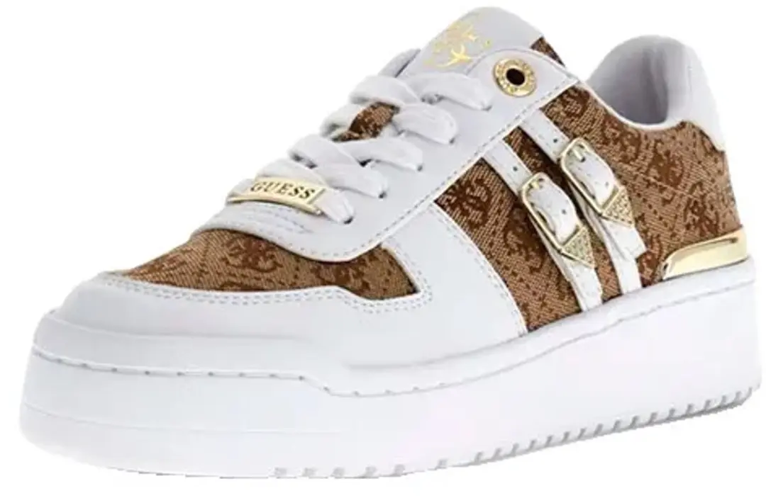 Guess Maggnet 2 Sneakers - Bruin Beige - afbeelding 4 van 4