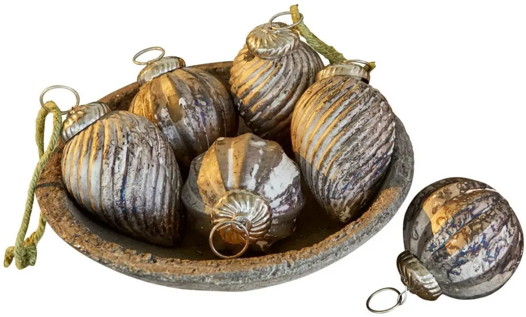 Loberon Kerstversiering Miras Antiekzilver